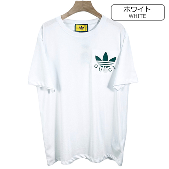 グッチコピー × アディダス コラボ Tシャツ半袖ファッション通販