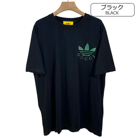 グッチコピー × アディダス コラボ Tシャツ半袖ファッション通販
