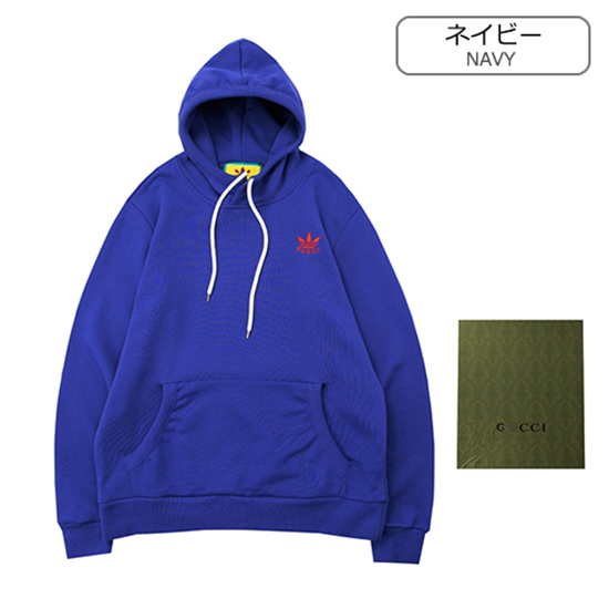 グッチスーパーコピー × アディダス コラボ パーカー フード Tシャツ