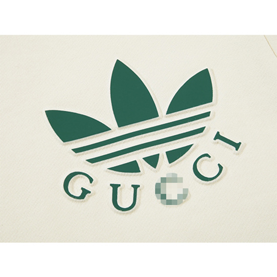 グッチ × アディダスコピー スウェット長袖 Tシャツ