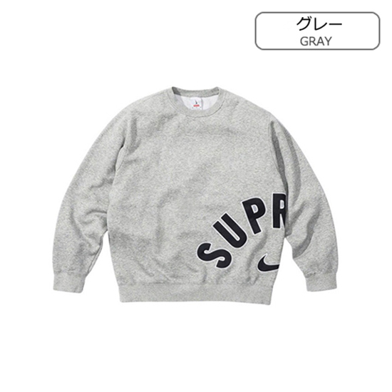 シュプリームスーパーコピー × ナイキ コピー   スウェット長袖 Tシャツ