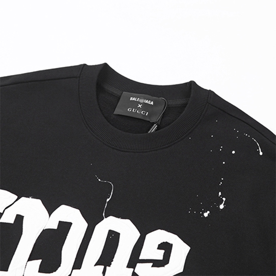 グッチ × バレンシアガコピー スウェット長袖 Tシャツ