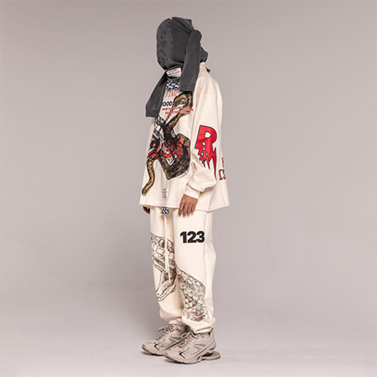 アルアルアル123 コピー スウェット長袖 Tシャツ