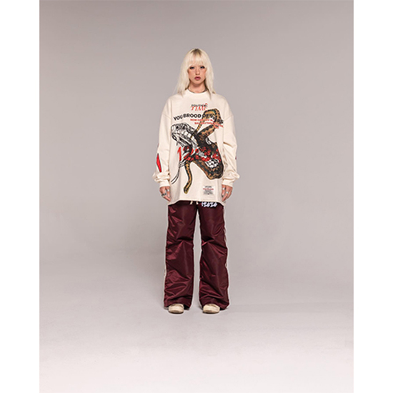 アルアルアル123 コピー スウェット長袖 Tシャツ