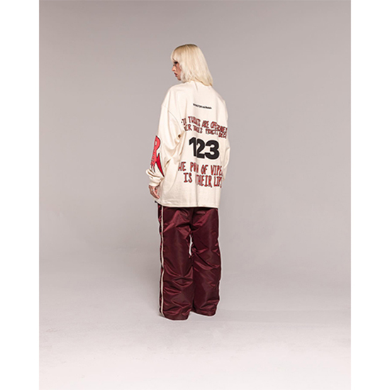 アルアルアル123 コピー スウェット長袖 Tシャツ