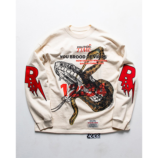 アルアルアル123 コピー スウェット長袖 Tシャツ