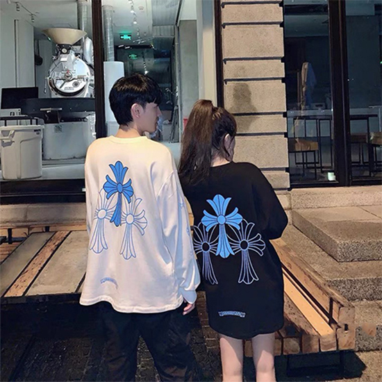 クロムハーツ メンズ レディース  長袖 Tシャツ  ロンT偽物