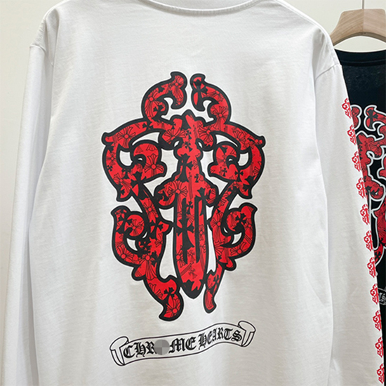 クロムハーツ メンズ レディース  長袖 Tシャツ  ロンTスーパーコピー