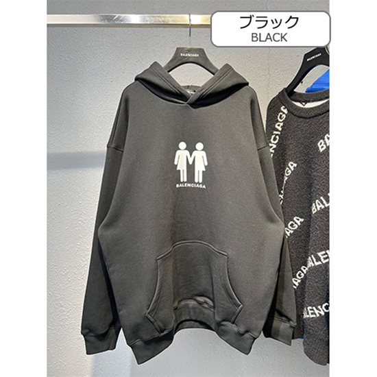 バレンシアガコピー フード 人気のパーカー高品質