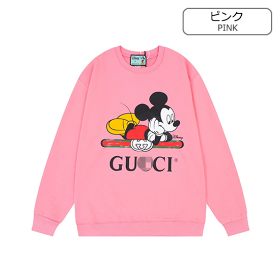 グッチ × DISNEYコピー   スウェット長袖 Tシャツ