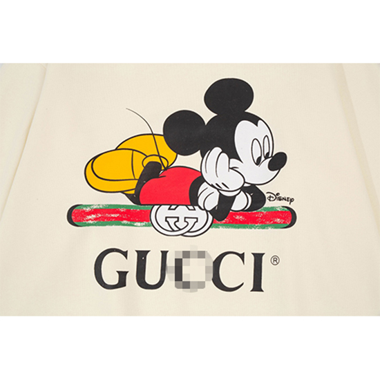 グッチ × DISNEYコピー   スウェット長袖 Tシャツ