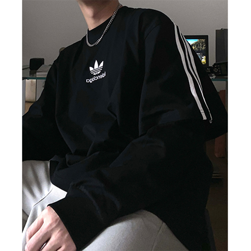 バレンシアガスーパーコピー × アディダス コラボ 長袖 Tシャツ ロンT