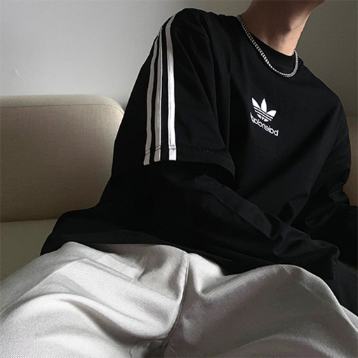 バレンシアガスーパーコピー × アディダス コラボ 長袖 Tシャツ ロンT
