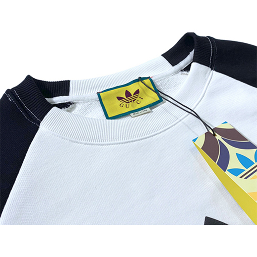 グッチ スーパーコピー× アディダス コラボ  スウェット長袖 Tシャツ