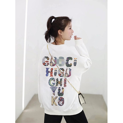 グッチ コピースウェット長袖 Tシャツ
