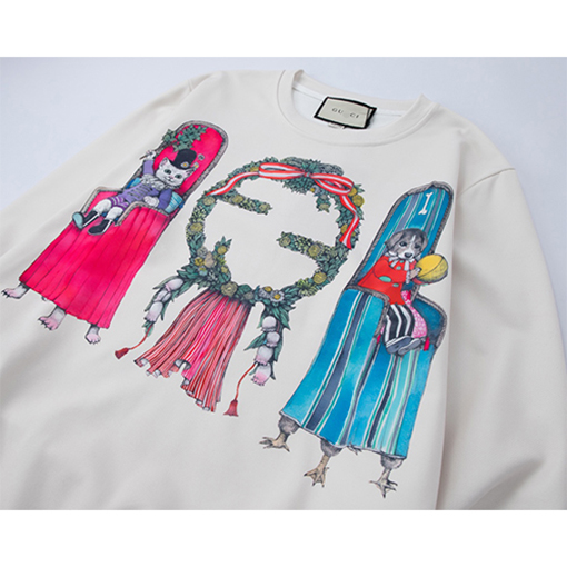 グッチ コピースウェット長袖 Tシャツ