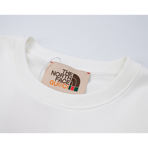 グッチコピー × ノースフェイス スウェット長袖 Tシャツ
