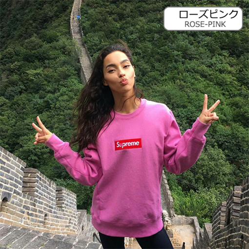シュプリーム偽物ボックスロゴ スウェット長袖 Tシャツ