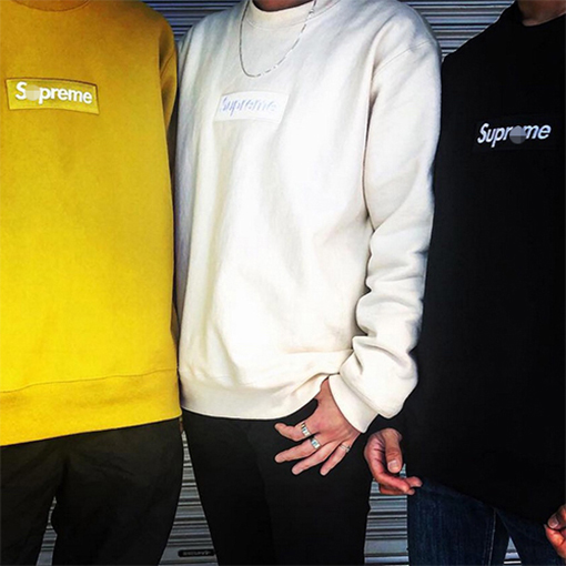 シュプリーム偽物ボックスロゴ スウェット長袖 Tシャツ