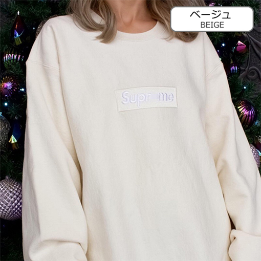 シュプリーム偽物ボックスロゴ スウェット長袖 Tシャツ