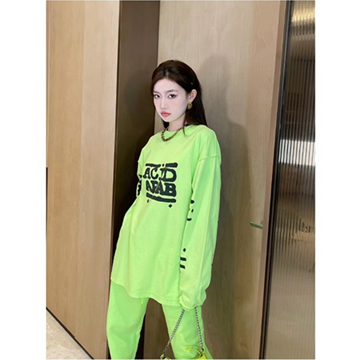 バレンシアガスーパーコピー×ACID ARABメンズ レディース 長袖Tシャツ