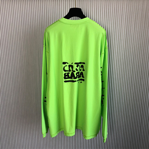 バレンシアガスーパーコピー×ACID ARABメンズ レディース 長袖Tシャツ