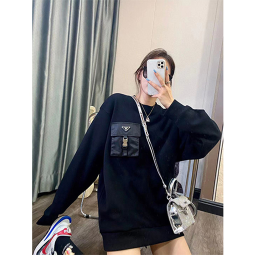 プラダ スーパーコピー スウェット長袖 Tシャツ