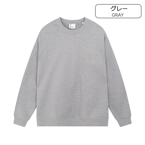 バーバリー偽物メンズ レディース 長袖 スウェットTシャツ