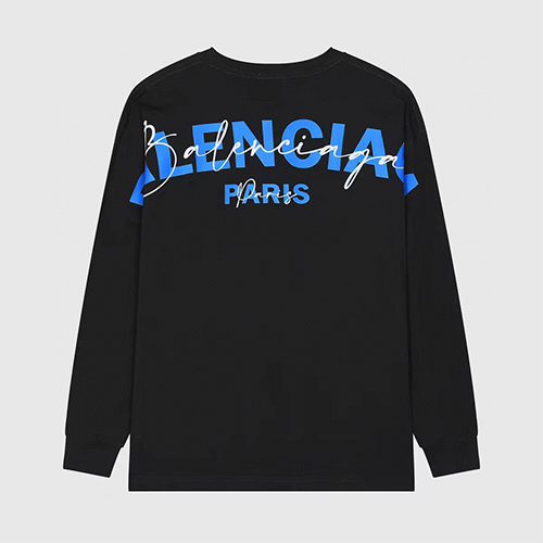 バレンシアガ偽物メンズ レディース 長袖Tシャツ