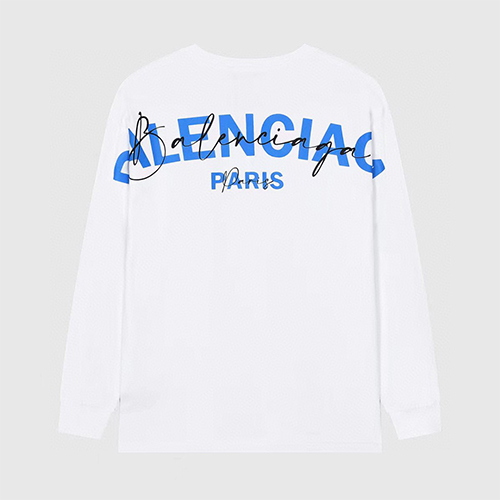 バレンシアガ偽物メンズ レディース 長袖Tシャツ