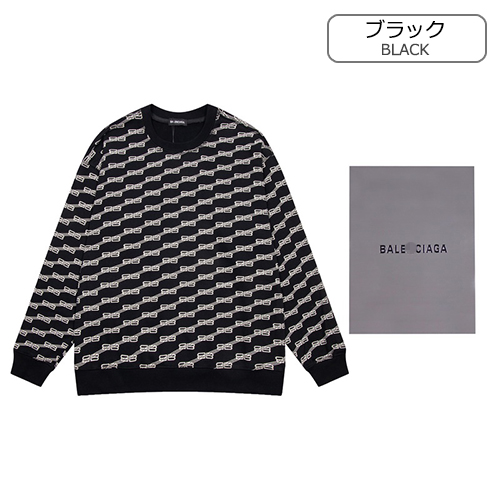 バレンシアガメンズ レディース 長袖　スウェットTシャツ偽物