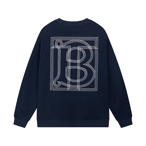 バーバリー激安メンズ レディース 長袖 スウェットTシャツ