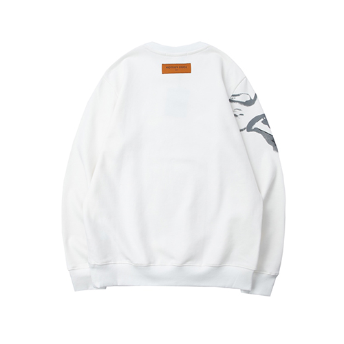 ルイヴィトンメンズ レディース 長袖 偽物スウェットTシャツ