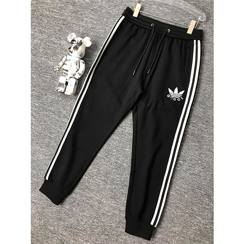 グッチ × アディダス メンズ  ファッション スウェット パンツ