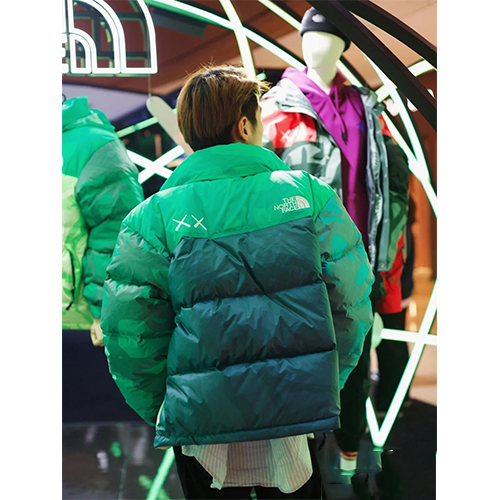 ノースフェイス × KAWS コラボ ダウンジャケット 高品質