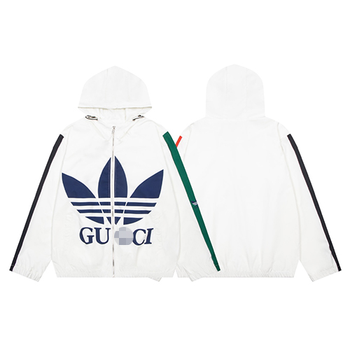 グッチ × アディダス コラボ ジップアップ ジャケット アウター