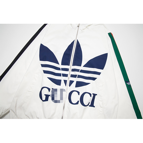 グッチ × アディダス コラボ ジップアップ ジャケット アウター
