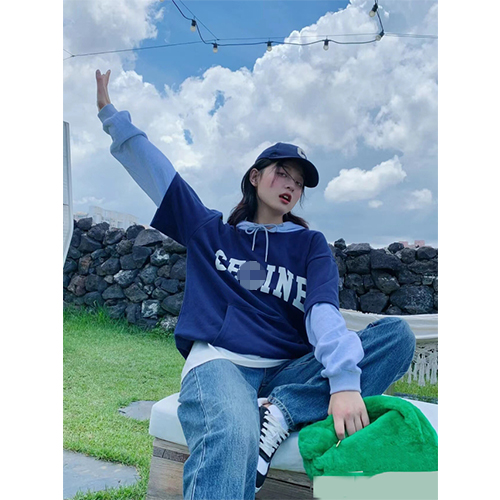 セリーヌ パーカー フード 長袖Tシャツ高品質