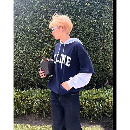 セリーヌ パーカー フード 長袖Tシャツ高品質