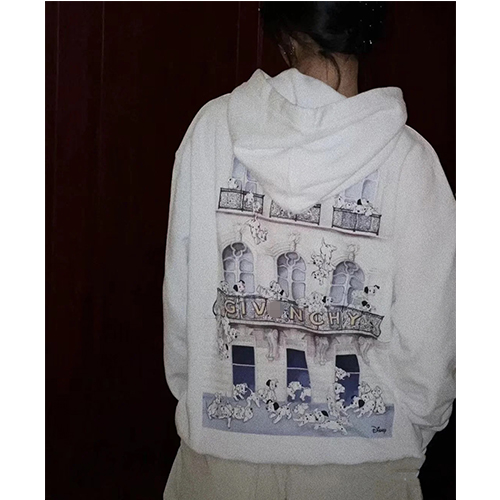 ジバンシイ偽物×DISNEYフード Tシャツ パーカー