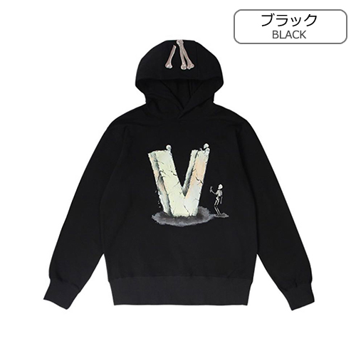 ヴィーローン偽物フード Tシャツ パーカー
