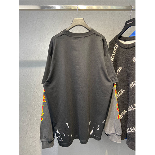 バレンシアガ偽物 メンズ Tシャツ ロンT 長袖の通販 高品質