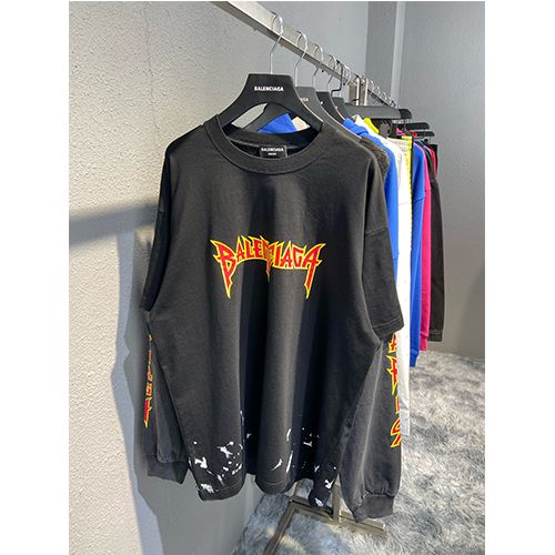 バレンシアガ偽物 メンズ Tシャツ ロンT 長袖の通販 高品質