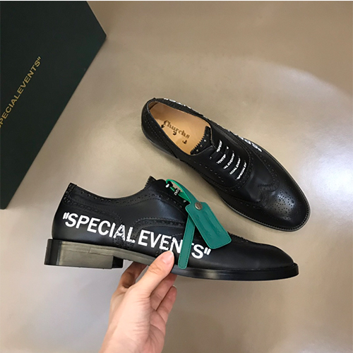 オフホワイト × CHURCH'Sコラボ コピー  メンズ  高品質シューズ