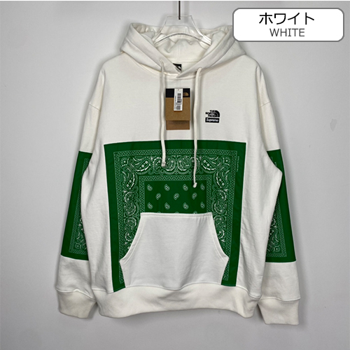 シュプリーム × ノースフェイス コラボ 偽物 フード Tシャツ パーカー 高品質