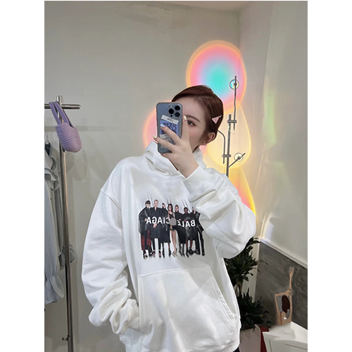 バレンシアガ偽物 フード Tシャツ パーカー