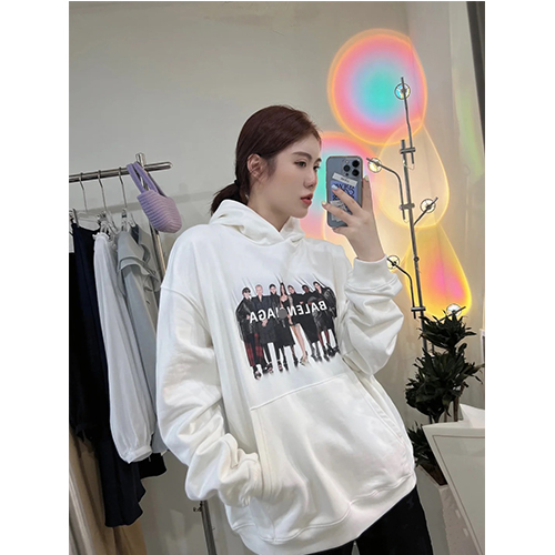 バレンシアガ偽物 フード Tシャツ パーカー