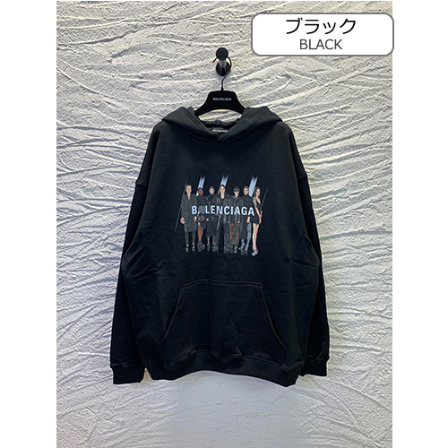 バレンシアガ偽物 フード Tシャツ パーカー