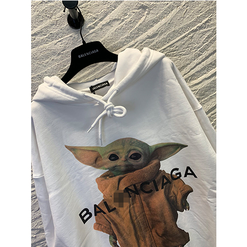 バレンシアガスーパーコピー フード Tシャツ パーカー