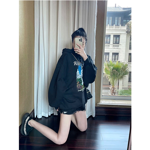 バレンシアガ偽物   フード Tシャツ パーカー